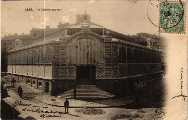 CPA ALBI - Le Marché Couvert (477581)