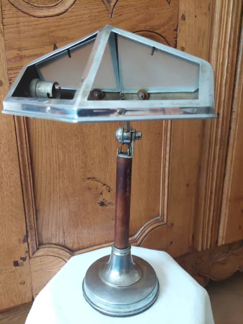 Ancienne Lampe Pirouett Art Déco A Restaurer