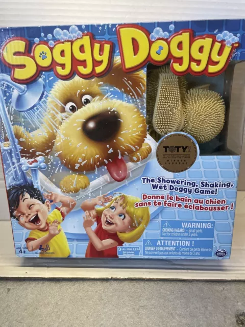 Soggy Doggy, The Showering Shaking Wet Dog Award-Winning Board Game for  Family Night Fun Games for Kids Toys & Games, for Kids Ages 4 and up
