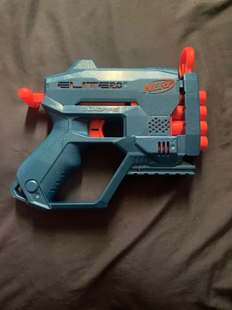 Nerf Elite 2.0 Quadfire C-2822B Tested And Working No Darts Included