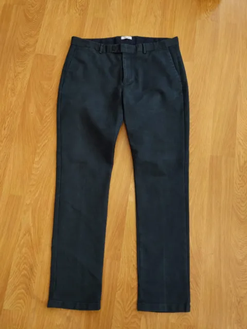 Reiss Blue Chinos Trousers Westford Mens Size W36 Navy Blue