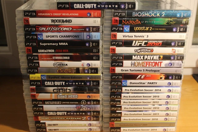 Lot De 30 Jeux PlayStation 3 - états Variables (rayures, Manque Notices), Pour Collection Ou Revendeur