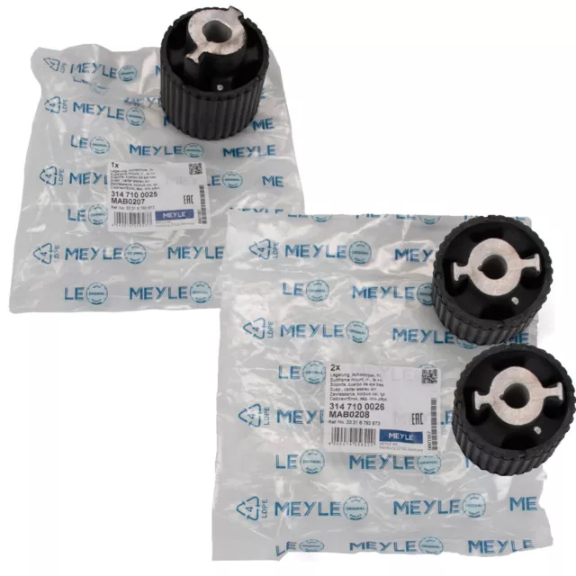 3x MEYLE Achskörperlager für BMW F10 F11 F07 F12 F13 F06 F01 Hinterachse vorne