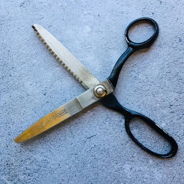 Fa Scissors, Zigzag Scissors, Or's Scissors, Pin Scissors For Fas For  Sewing By The Meter, Less Steel Zigzag Scissor