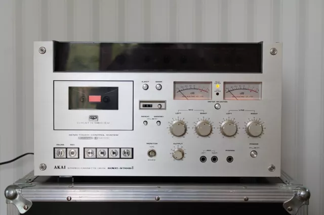 - AKAI GXC-570D II - 3-head Tapedeck - cassette deck - überholungsbedürftig -