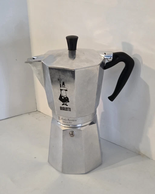Tognana Porcellane V4430064702 Cafetière Manuelle Moka Pot Zwart