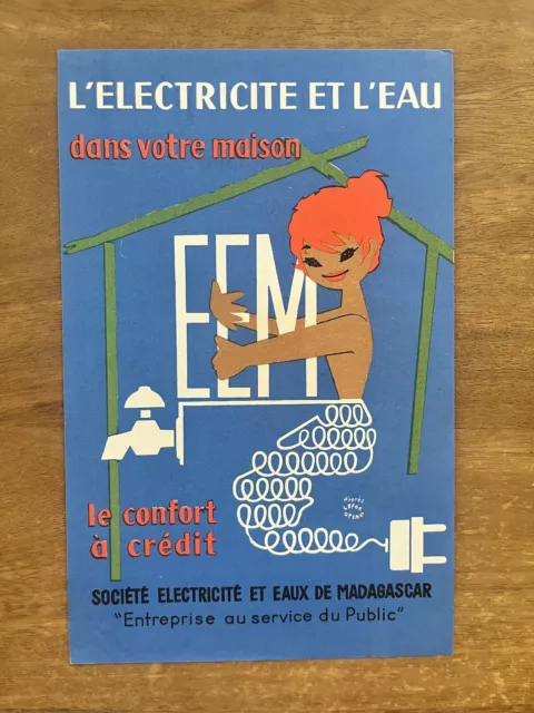 Rare publicité ancienne « L’électricité et l’eau » - Lefor Openo - Années 60