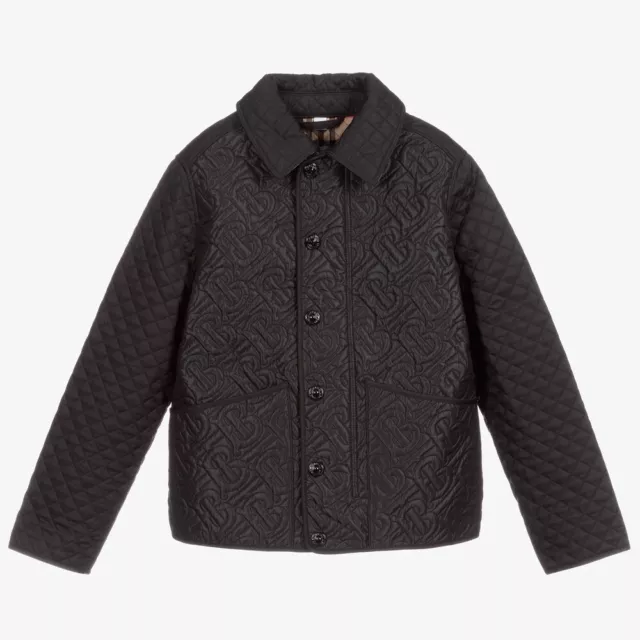 [BNWT] Burberry Monogram Logo Black Jacket (Kids) Size 14 yo