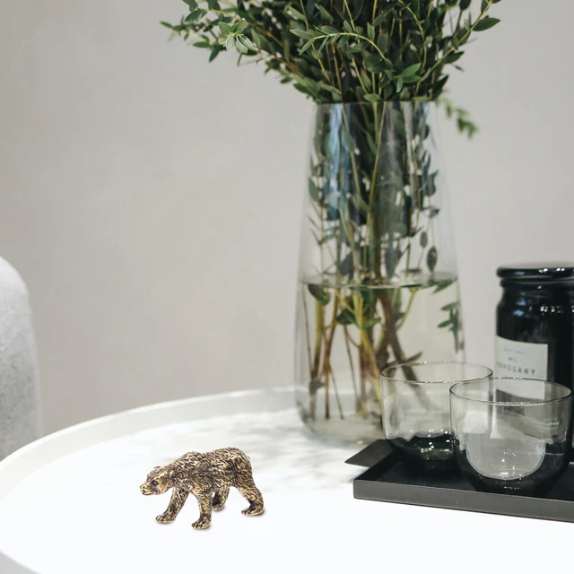 Schreibtisch Dekorationen Bär Tafelaufsatz Bär Ornament Bär Skulptur Decor 9