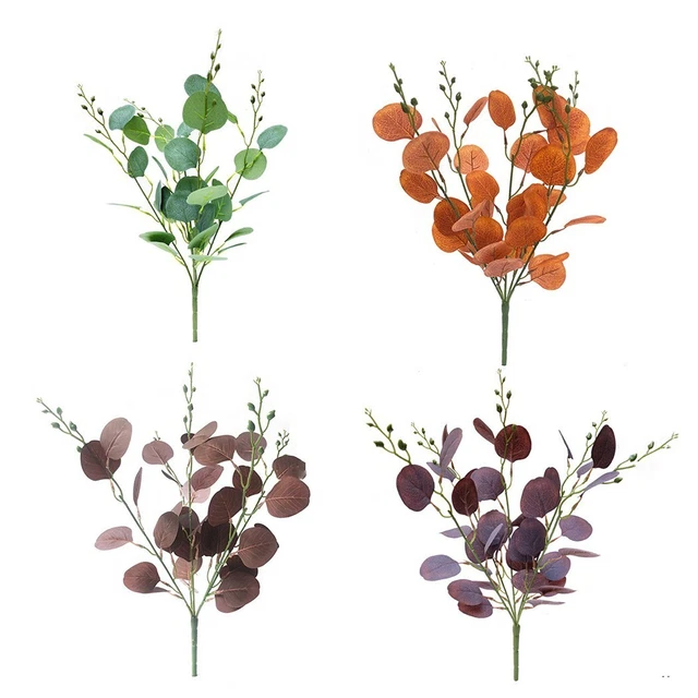 Ramo Artificiale Di Pianta Di Seta TIANLIN, Crema, 90 Cm - Foto 5