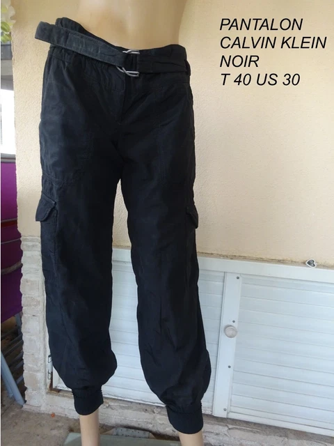 ORIGINAL PANTALON /JOGGING Noir De Marque Calvin Klein Neuf T 40