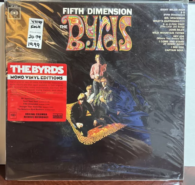 The Byrds  'Fifth Dimension' Lp Us Columbia 1966 Stereo Early Pressing