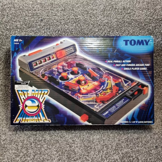 Tomy Atomic Pinball Arcade Game 1979 Boxed Retro Vintage Toy Working 2