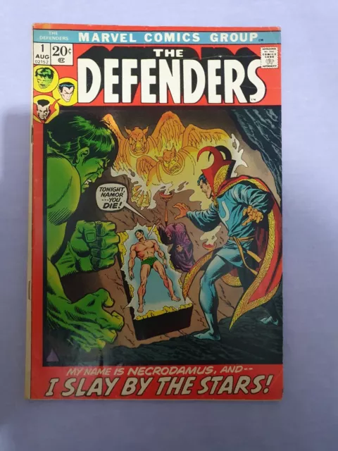 Defenders 1 Marvel Bronze Age Comic Hulk Grade Is Around Very Good