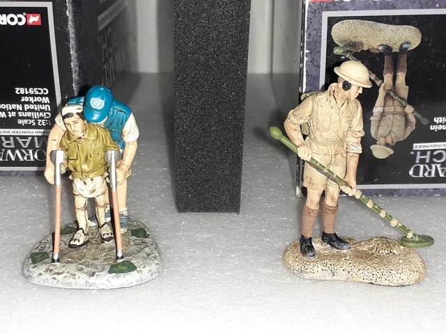 Corgi Forward March CC59182 UN Relief Worker CC59158 British Mine Detector MIB