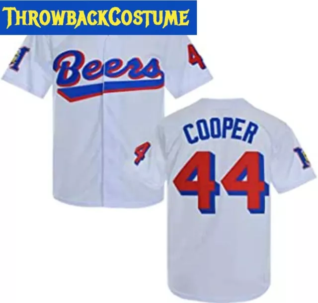 Joe Cooper #44 Milwaukee Beers Baseball Jersey Size S M L XL XXL