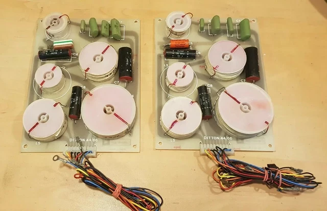 Occasion, testé OK : Paire de filtres pour enceinte vintage CELESTION DITTON II