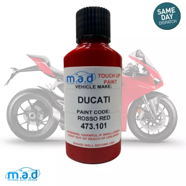 Ducati 473.101 Ducati Red Paint Touch Up Kit 30Ml Rosso Red Motorbike Bike Uk