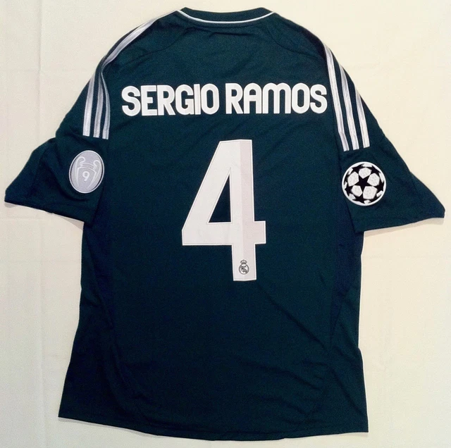 CAMISETA REAL MADRID Verde Champions League 2012/2013 Firmada por