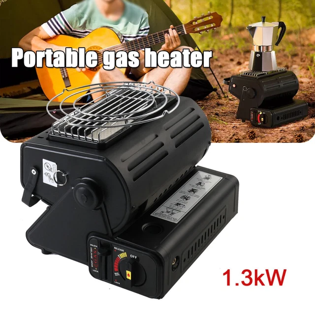 Tragbare Butan Gasheizung Camping Gas Kocher Heizstrahler Zeltheizung Keramik DE