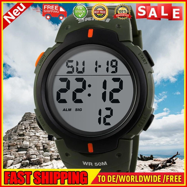 1894 Verde Bianco  SKMEI 1894 Orologio Impermeabile Da Uomo Moda Sport Allaria Aperta Orologi Elettronici~p137001364