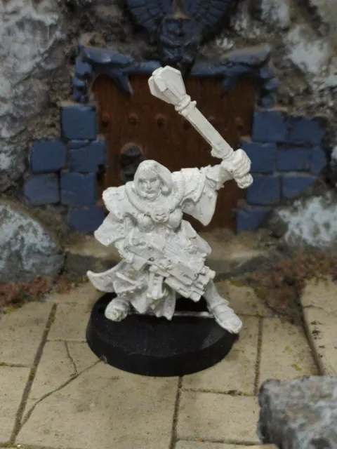 Warhammer 40k Sisters of Battle Sister Superior w/ Power Maul Metal OOP - Ver B