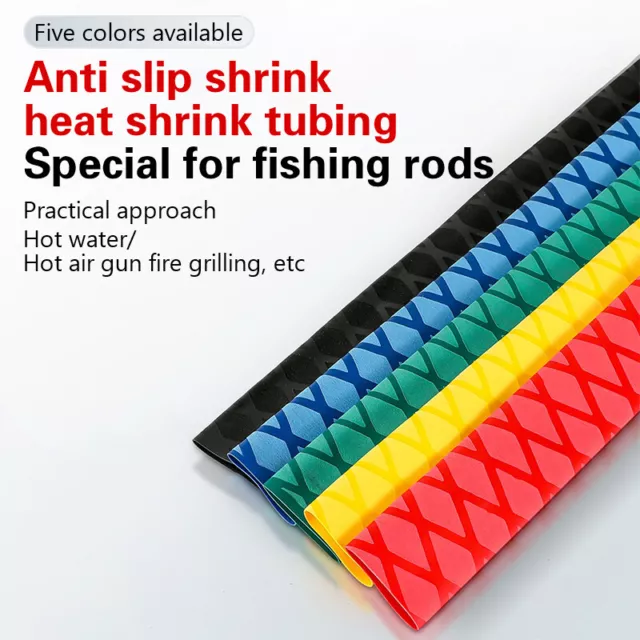 HEAT SHRINK TUBING Fishing Rod With Entangled Handle And Fishing