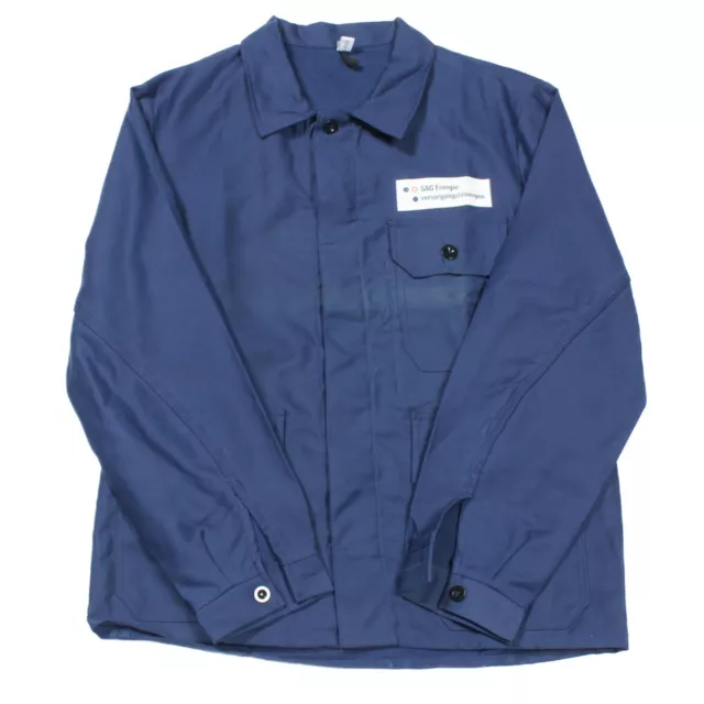 Vintage French Worker Jacket | Large | Shirt Chore Workwear Work Bleu Coat AL32