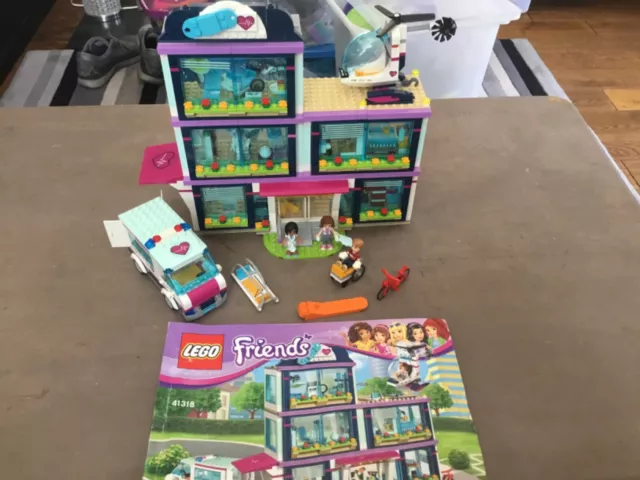LEGO FRIENDS 41318 Heartlake Hospital 41318 100 Complete with box 48.95 PicClick UK