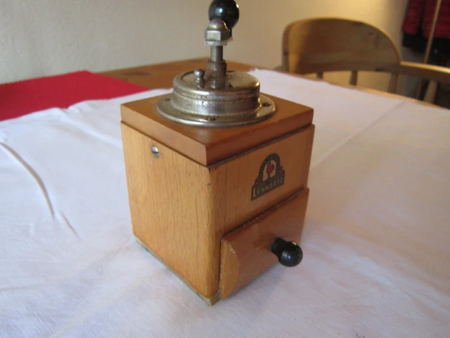 💕 Seltene kleine Kinderkaffee Mühle Marke Lehnartz um 1950👍Zustand