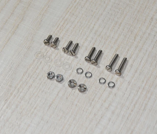 PHONO SCREWS M2.5 Stainless Steel / Cartridge / Headshell Mounting for