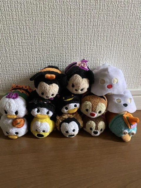 Disney Plush lot of 13 Mickey Mouse Minnie Mouse Donald Duck Tsum Tsum chip
