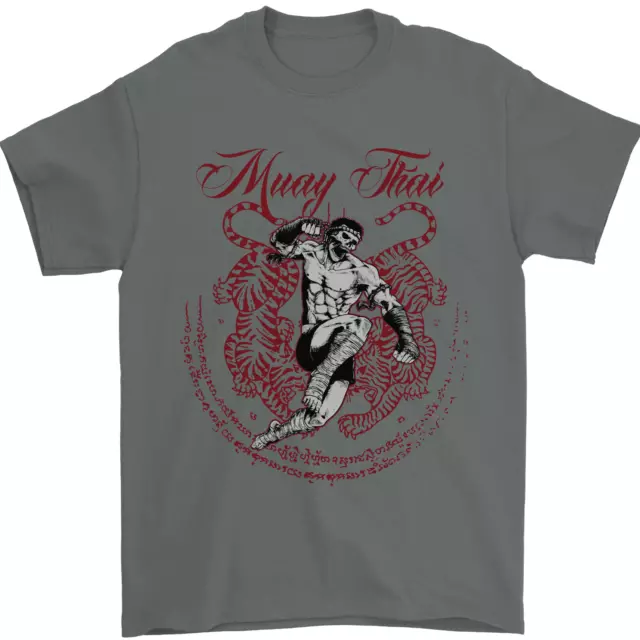 Muay Thai Tiger Warrior MMA Martial Arts Mens T-Shirt 100% Cotton