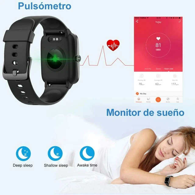 Willful Montre Connectée Femmes Homme Smartwatch Montre Sport Podometr –