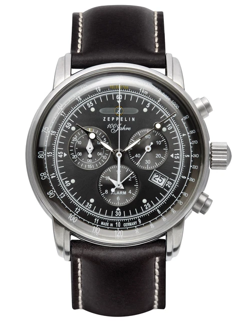 Zeppelin Graf Zeppelin Cronografo Orologio Uomo Cronografo 7680-2