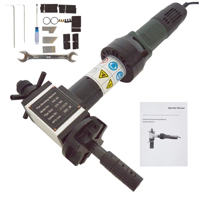 220V Portable Electric Pipe Cutting Groove Machine Beveling Chamfering Machine