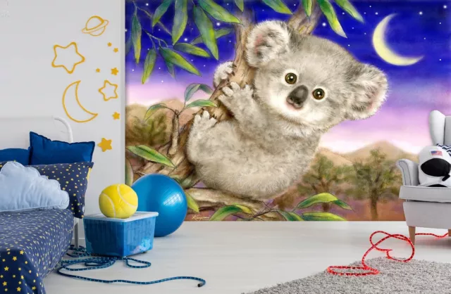 3D Dibujos Animados Koala B413 Mural Autoadhesivo Kayomi Harai Ann