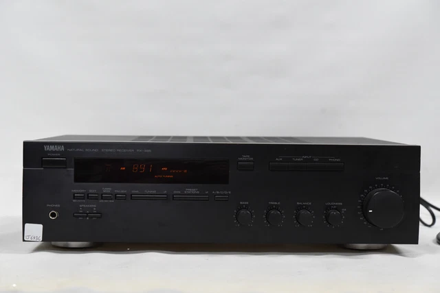 Yama Rx Amplifier YAMAHA RX-385 AM/FM Stereo Receiver Amplifier with Phono Input -Vintage ...
