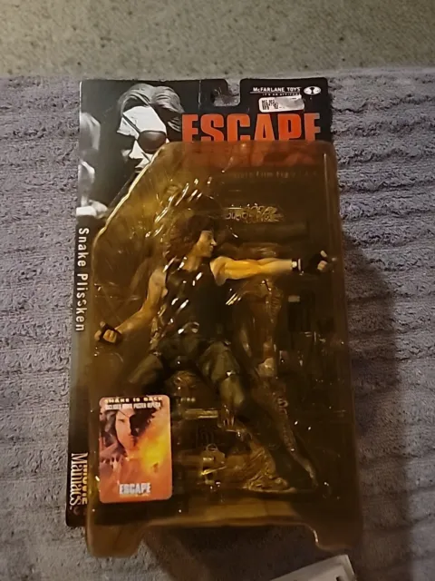 McFarlane Toys 3 ESCAPE FROM L.A. SNAKE PLISSKEN Action Figure Movie Maniacs