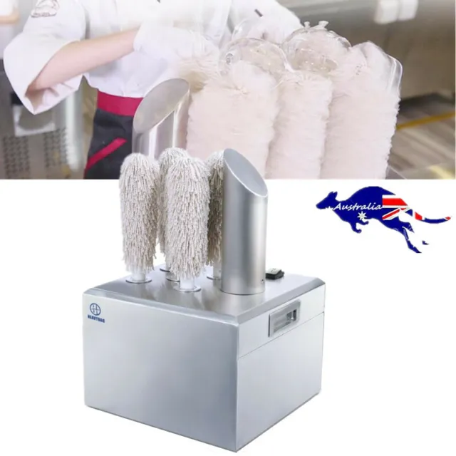 Pro Goblet Cleaning Polish And Dry Machine Quick Equipment For Hotel Glassware