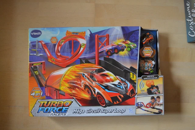 Mega circuit Vtech super loop et montre Turbo Force - Voiture télécommandée  - Achat & prix