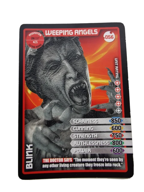ultra rare doctor who cards MONSTER Invasion Card 056 Weeping Angels V Good Condition £4.38 This Vehicle becomes an artifact creature until end of turn.) DOCTOR WHO BATTLES IN TIME