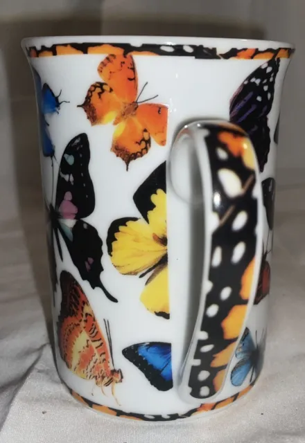 Butterflies by Paul Cardew Mug Coffee/Tea Cup Designed in England 4” Tall 3