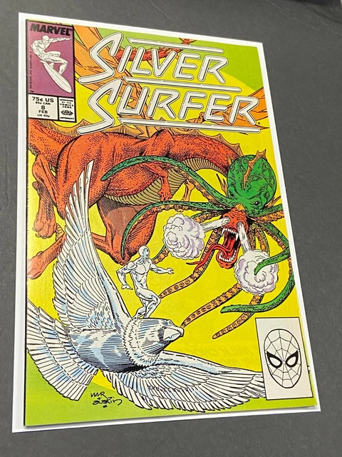 Silver Surfer #8 Marvel Comics 1988 1st Pap-ton Kree Scientist, Marvels Disney+