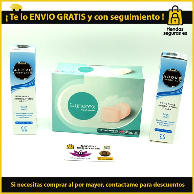 Gynotex Pack 6 Soft Tampons + 2 Lubricantes Adore Jelly 82gr