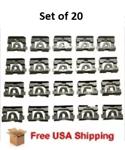 Fits 1975-1985 Skylark Rear Glass Window Windshield Molding Trim Reveal Clips GM