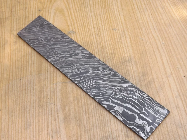 Forged Damascus Handmade  Steel Heavy Duty Billet Bar Making Knife Twist 10"x 2"