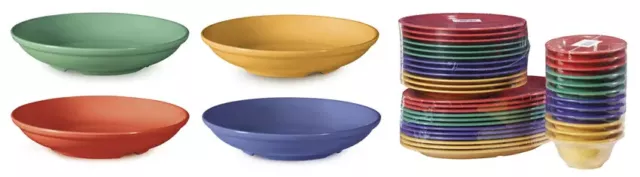 G.E.T. B-925-* 1 Dz - 1.1 Qt 8" Melamine Shallow Bowl Available in 6 Colors