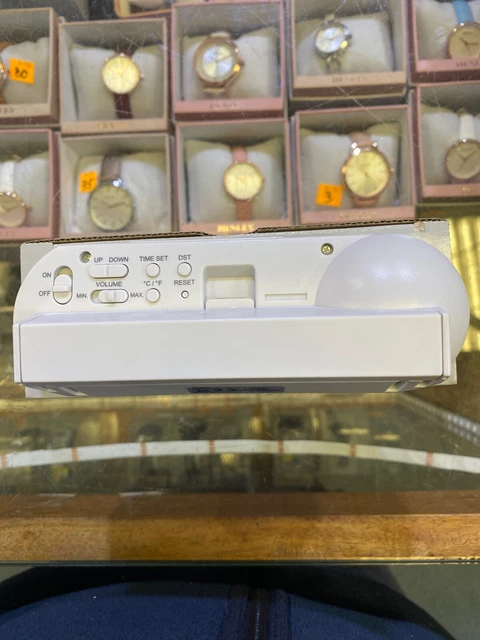 Réveil Lcd Seiko Qhl067S Numérique Sommeil Sommeil Nuit Lit Chambre À Coucher - Neuf 3