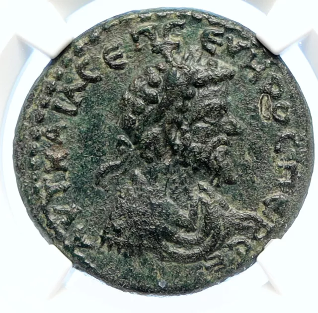 テレビで話題】 アンティークコイン JULIA DOMNA Authentic Ancient Silver Roman Coin FOUR  SEASONS TERRA NGC i おもちゃ・趣味